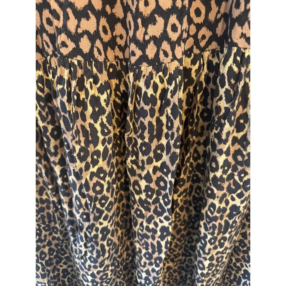 Maeve black cheetah print midi dress - Picture 5 of 5